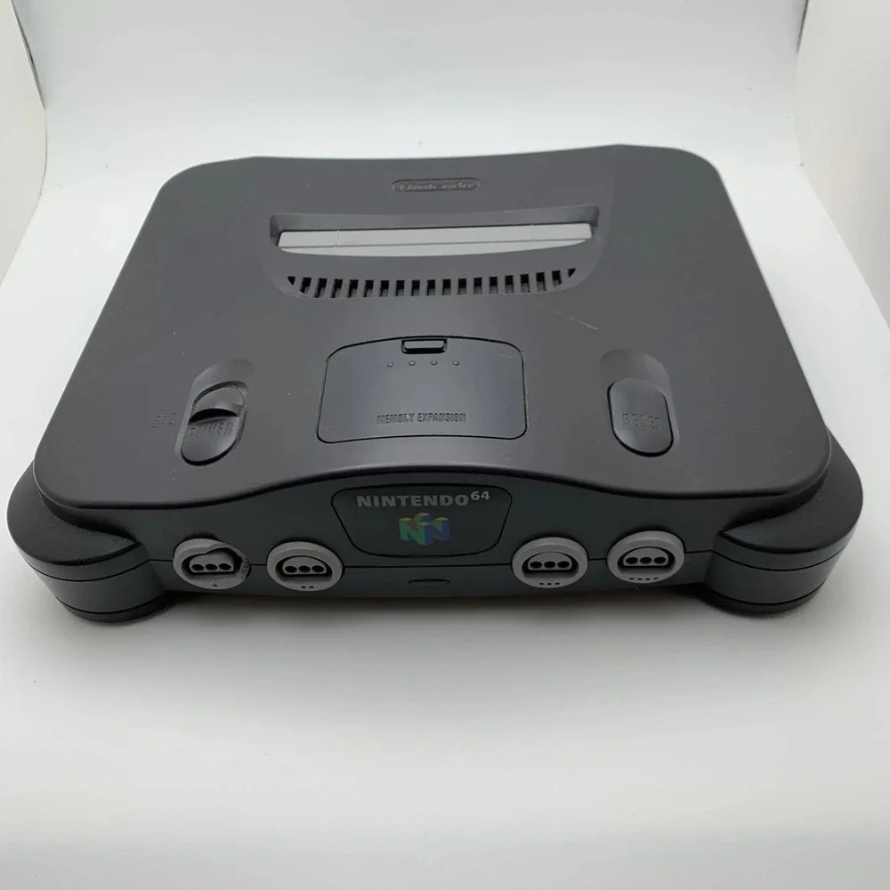 Nintendo 64 Console N64 Bundle: 2 Controllers 007 Golden Eye Tested working A+